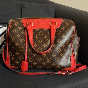 Sold! Louis Vuitton Retiro red monogram bag